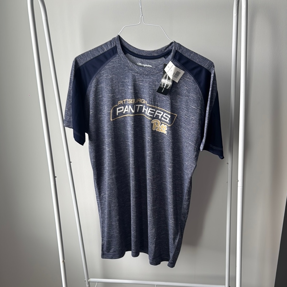 NWT Champion Navy Blue Pittsburgh Panthers Men's Tee